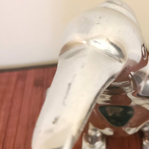 MCM 1960's Aluminum Penguin on Skis Statue - Picture 6 of 8